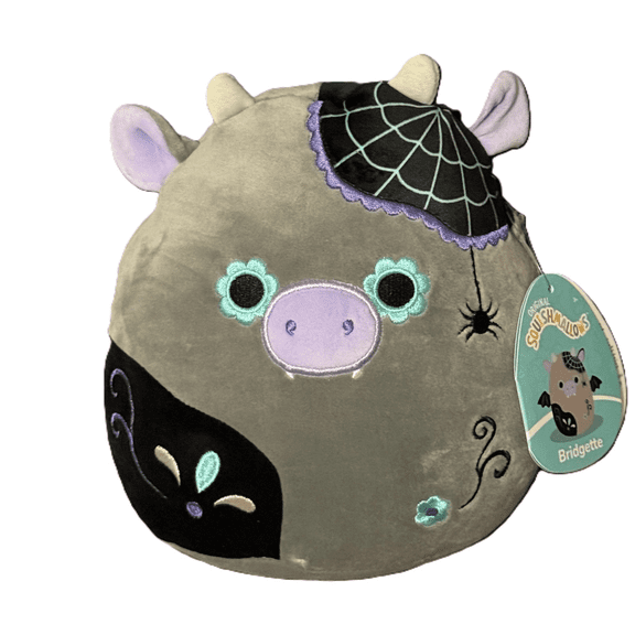 Squishmallow  8 Inch Bridgette  Day of the Dead Cow Halloween 2025