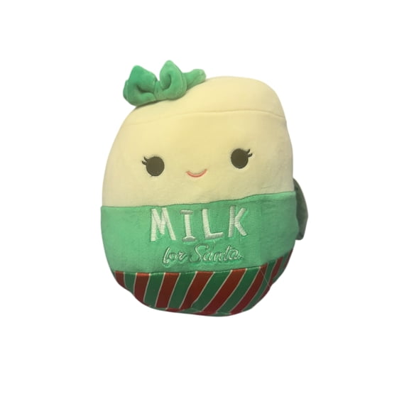 Squishmallow 8 Inch Hedda the Milk for Santa Christmas Plush Toy