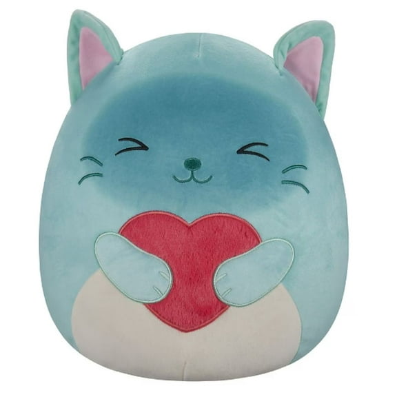 Squishmallow 8 Inch Sigrid the Siamese Cat with Heart Valentine Plush