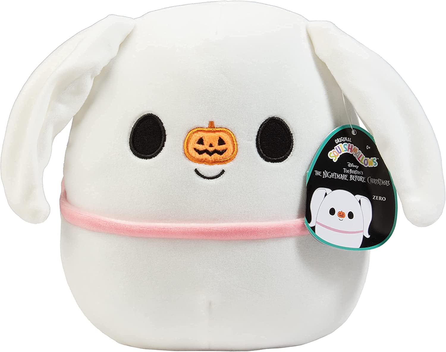 Squishmallow 8" Nightmare Before Christmas Zero Dog Official Kellytoy