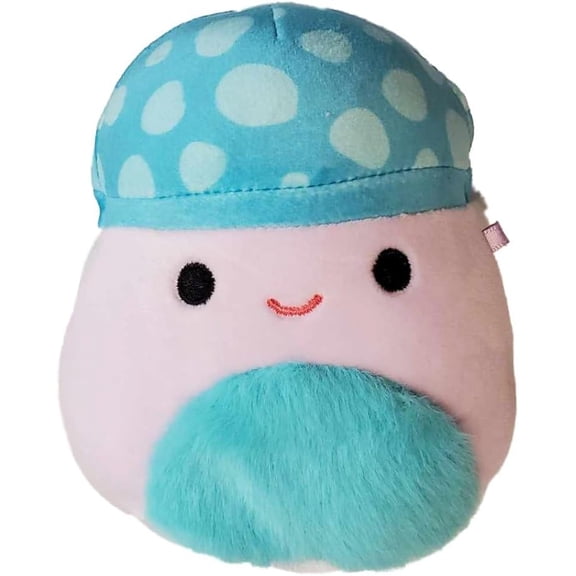 Squishmallow 8" Pyle Mushroom Soft Lavender Teal Fungi Food Plush