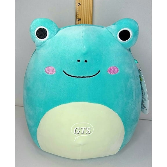 Squishmallow 8" Robert Frog Soft Teal Amphibian Plush