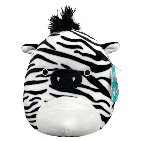 Squishmallow 8 inch Freddie the Zebra Plush Toy, Stuffed Animal, Super Pillow Soft, Black White