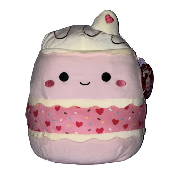 Squishmallow Brinya the Vanilla Cake 12 Valentines Day