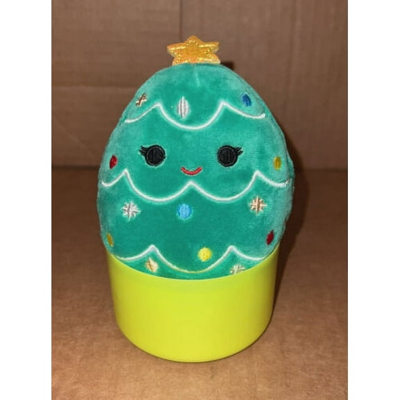 Squishmallow Christmas Mystery Capsule 4" CHRISTMAS TREE NEW OPENED
