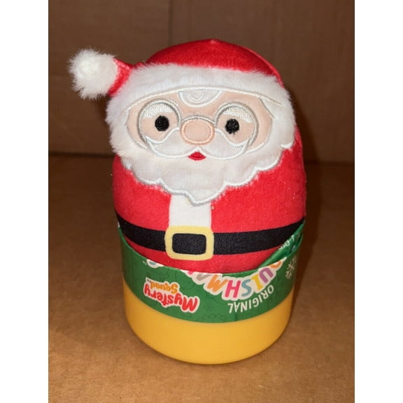Squishmallow Christmas Mystery Capsule 4" SANTA NEW OPENED