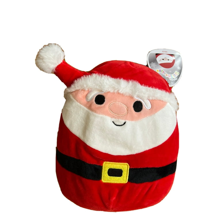 Squishmallow 4 Inch Nick the Santa with Patterened Suit Christmas