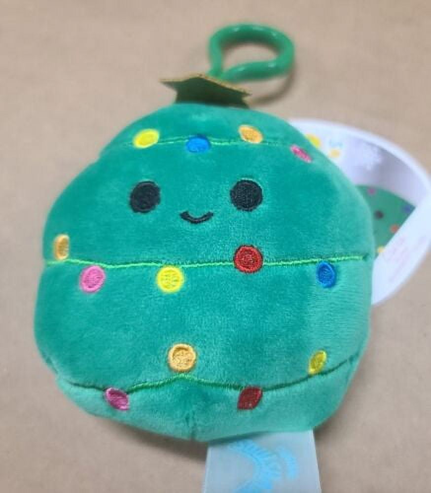 Squishmallow Christmas clips Carol the Christmas Tree 3.5''