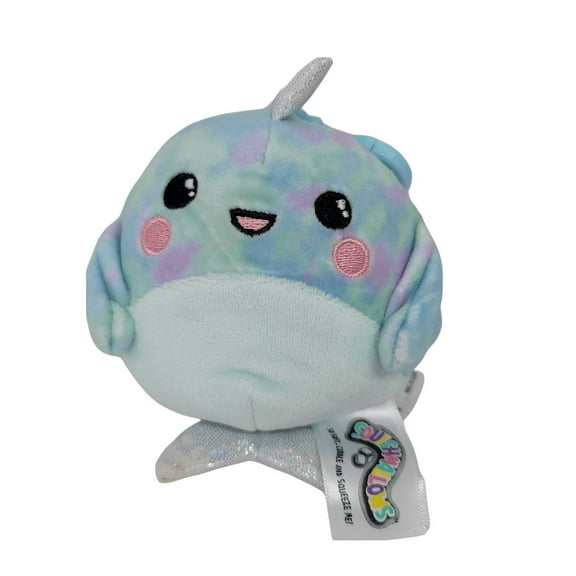 Squishmallow Clip-on Dog 3.5" Henrietta Super Soft Plush Toy Animal for Backpack, Purse, Car Mirror Hanging Accessory