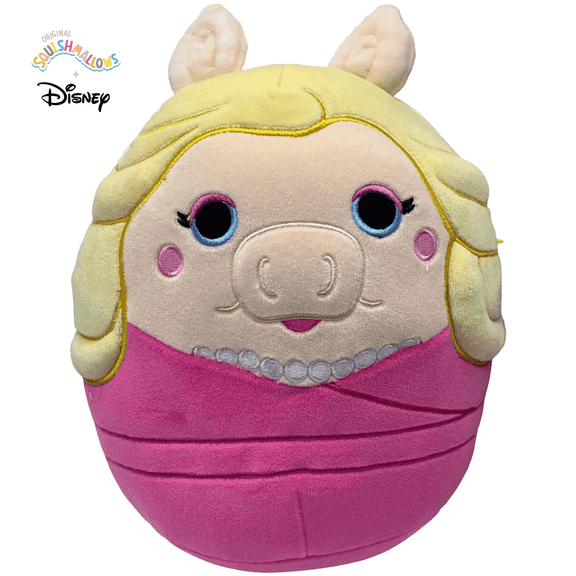 Squishmallow Disney Ms. Piggy Muppets 10 in Child's Plushy Toy