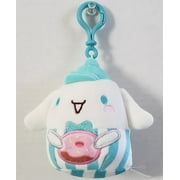 Squishmallow Hello Kitty and Friends Food Truck 3.5" Plush Clips - Cinnamaroll