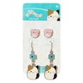 thumbnail image 1 of Squishmallow Hypoallergenic Earrings for Girls 1 Pink Stud Earrings 1 Squish Fishhook Drop Earring Sets with Charms One Size Fits All Squishmallow Jewelry Girls Earrings Accessories for Girls Ages 4+, 1 of 6