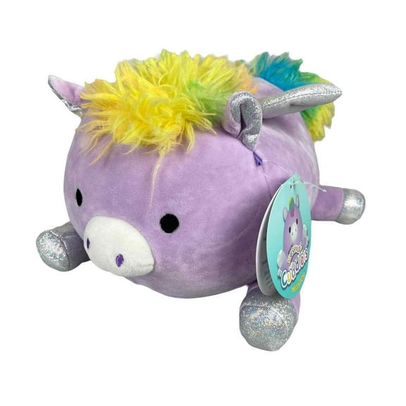 Squishmallow Kellytoy Cuddlers Laying Down Stefana the Pegasus 9" Plush