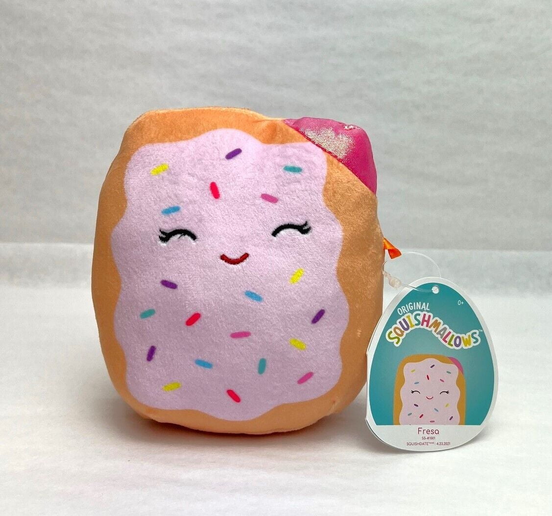 Squishmallow Kellytoy Plush Snacks Squad Fresa the Strawberry