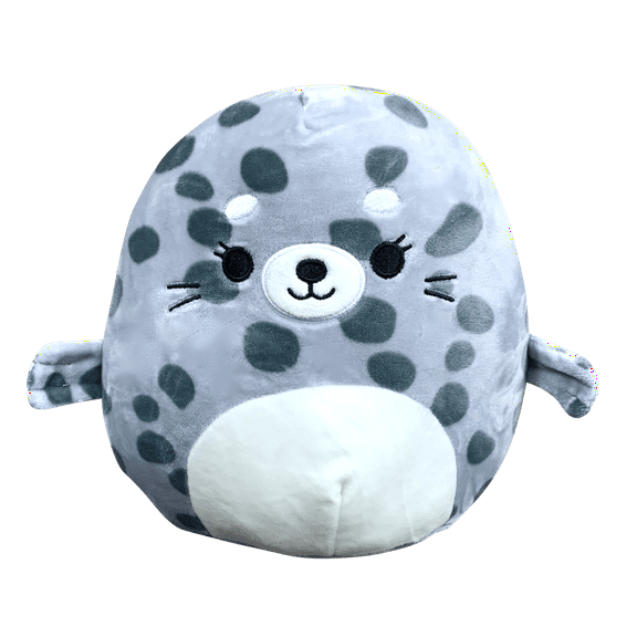 Squishmallow Kellytoy Sea Life B Series 8" Odile the Spotted Seal