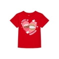 thumbnail image 1 of Squishmallow Love is Magical Girls Valentine's Day Short Sleeve Graphic Tee, Sizes 4-16, 1 of 3