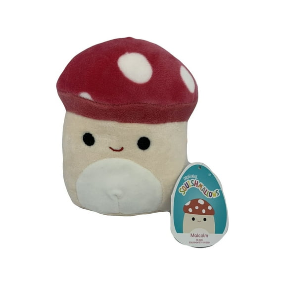 Squishmallow Malcolm the Mushroom 5 inch Official Kellytoy