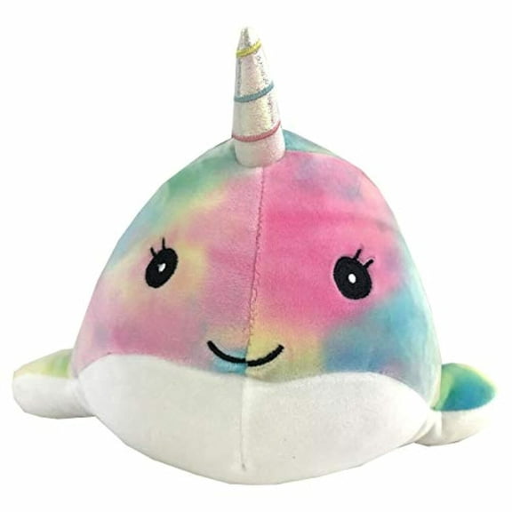 Squishmallow Narwhal Pink Tie-Dye 11.5