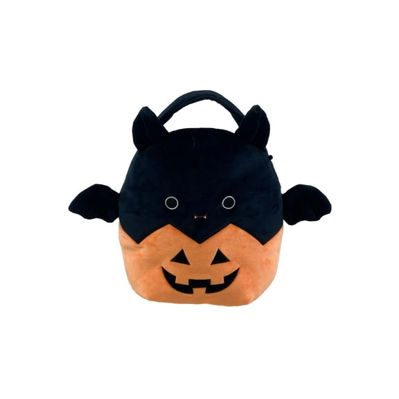 Squishmallow Official Kellytoy Halloween 2022 Squad Squishy Stuffed Plush Toy Animal (Emily Bat Treat Pail)