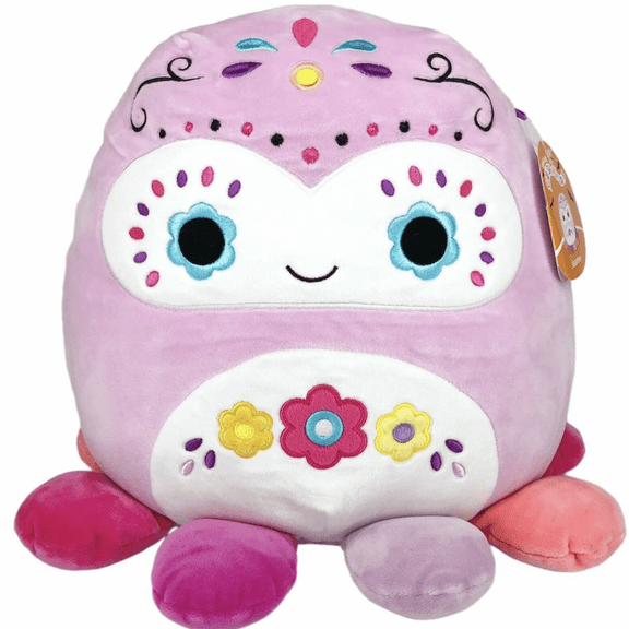 Squishmallow Official Kellytoy Halloween Squishy Soft Plush Toy Animals (Jeanne The Octopus), 12 Inch