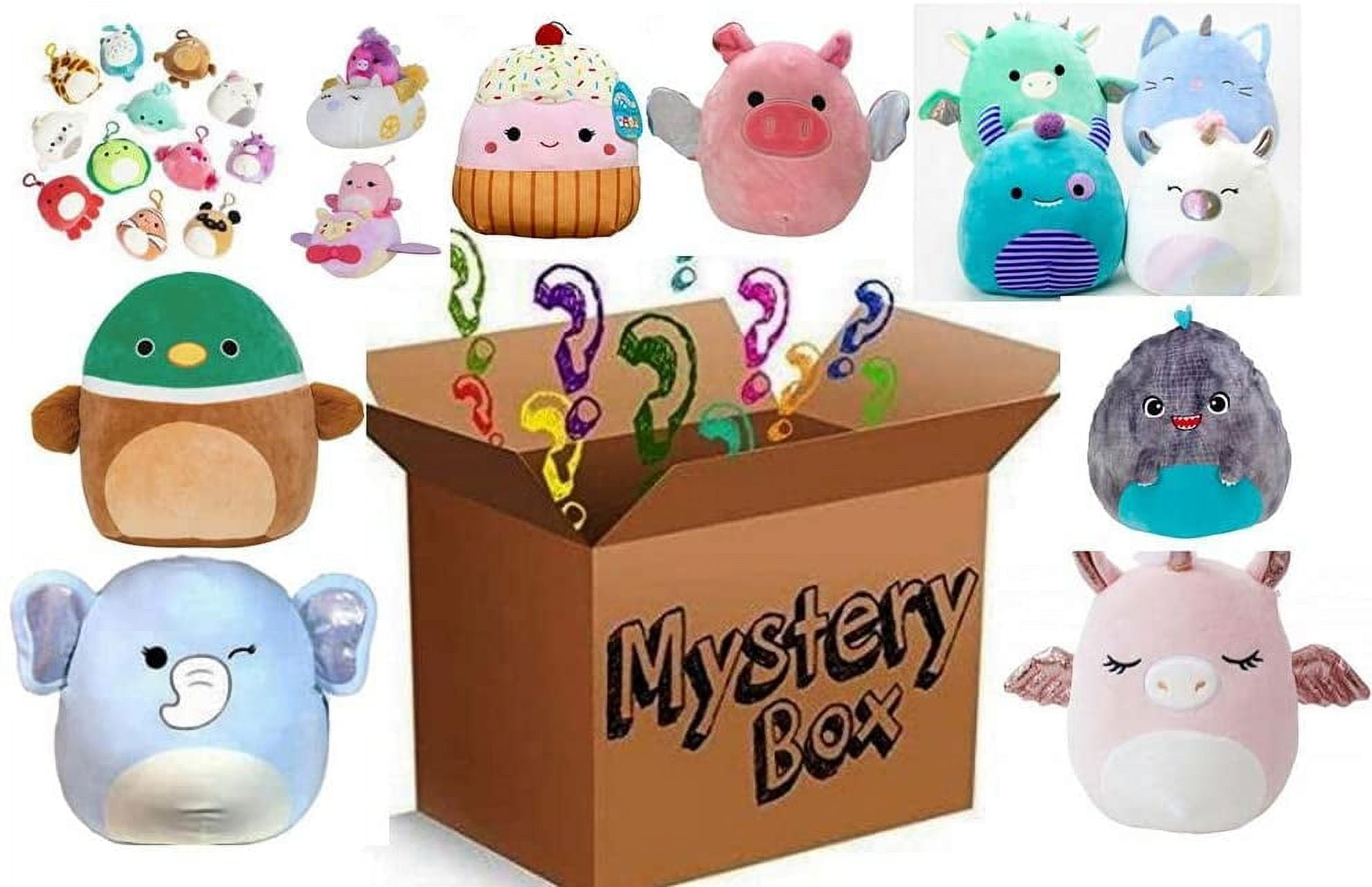 Squishmallow 5 Plush Mystery Box, 5-Pack - Assorted Set of