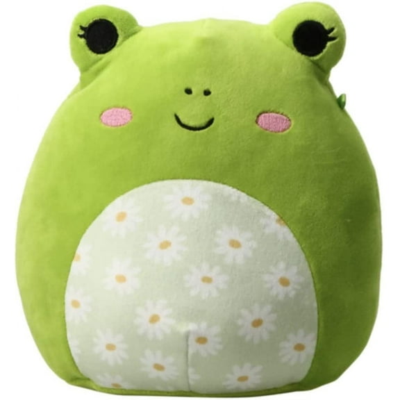 Squishmallow Official Kellytoy Plush 7.5 Inch Squishy Stuffed Toy Animal (Wendy The Frog (Floral Belly))