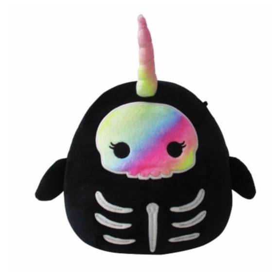 Squishmallow Official Kellytoy Plush 8" (Bufinda Narwhal Skeleton - Ultrasoft Stuffed Animal Plush Toy