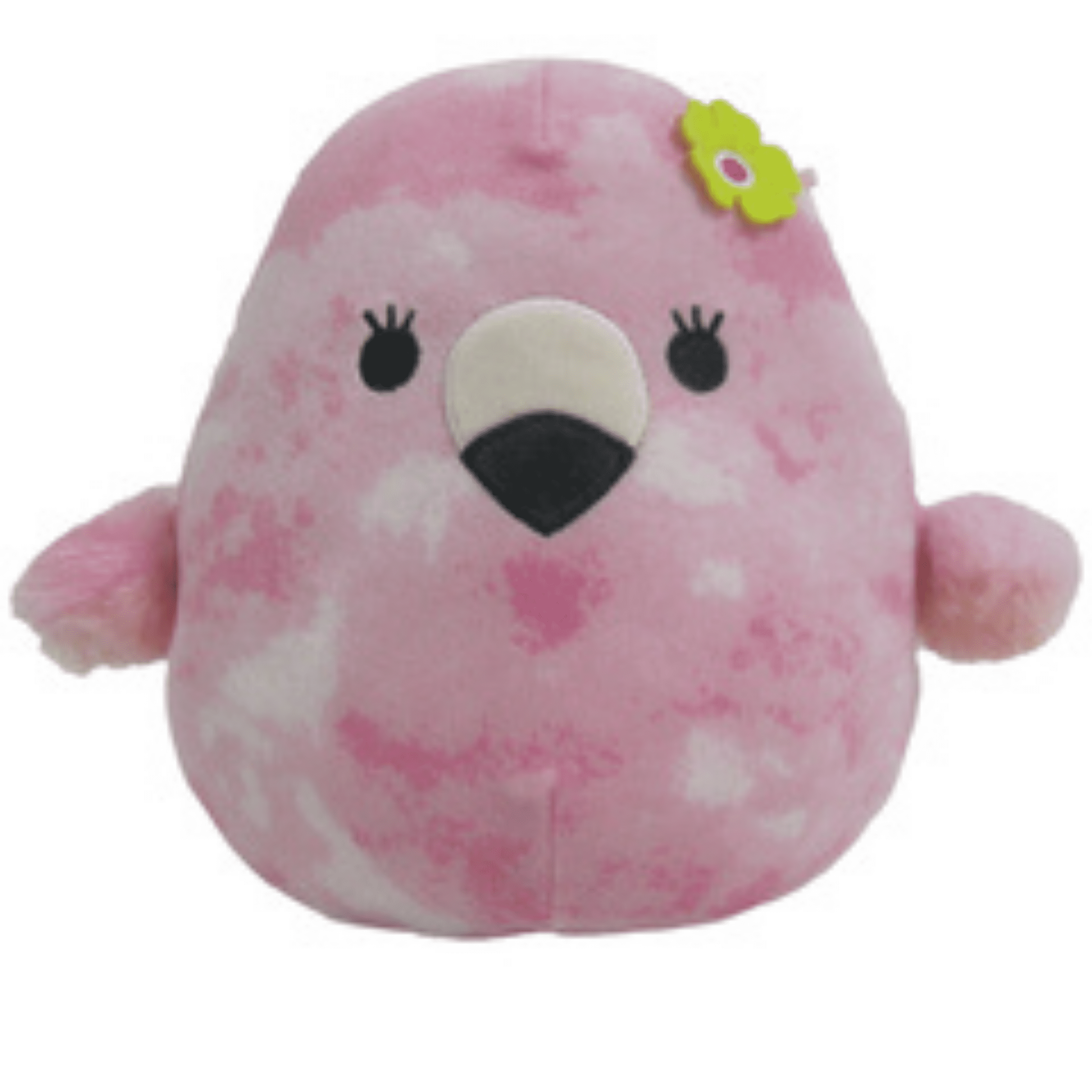 Squishmallows 8 Cookie Flamingo W/custom Hand-made Beaded I Love SQUISH  Clip-on Charm Collectible 