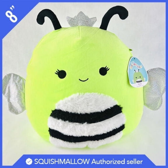 Squishmallow Official Kellytoy Plush Sea Life Squad Squishy Soft Plush Toy Animals (Archie Axolotl (Blacklight), 8 Inch)
