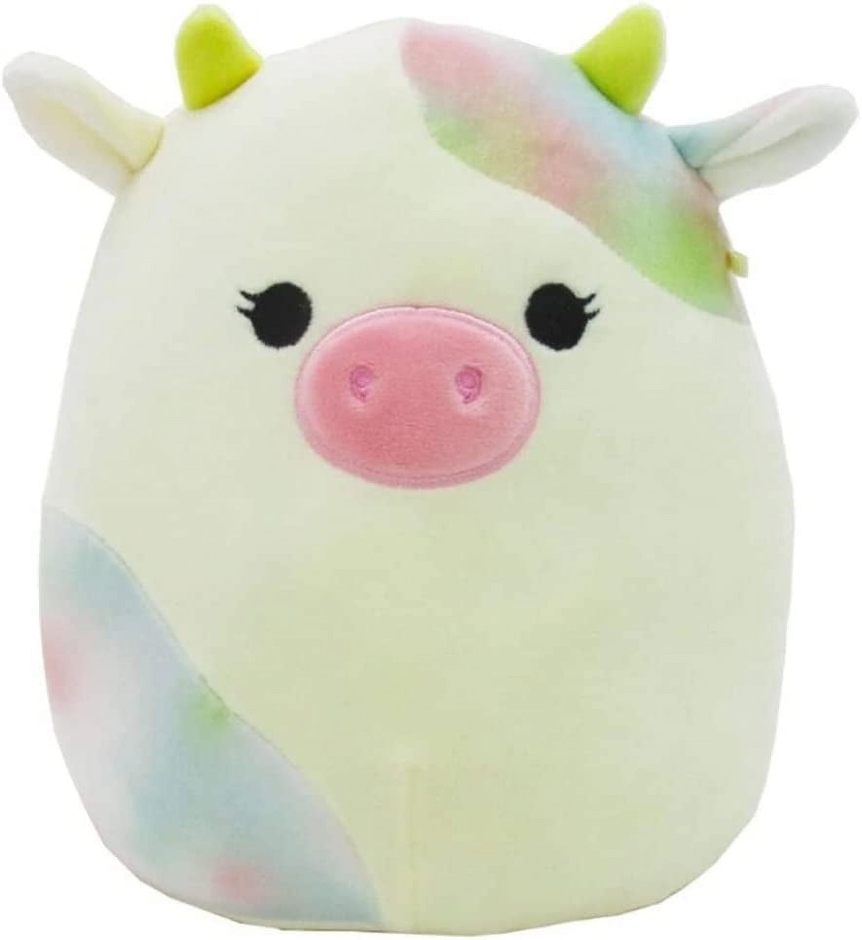 Squishmallow Official Kellytoy Plush Farm Squad (Candess Cow, 12 Inch)