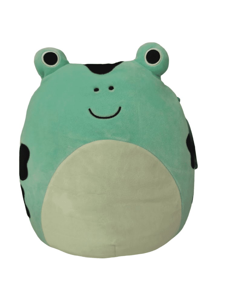 Squishmallow Official Kellytoys 12 Inch Dear the Green and Black Dart Frog  Ultimate Soft Plush Stuffed Toy 