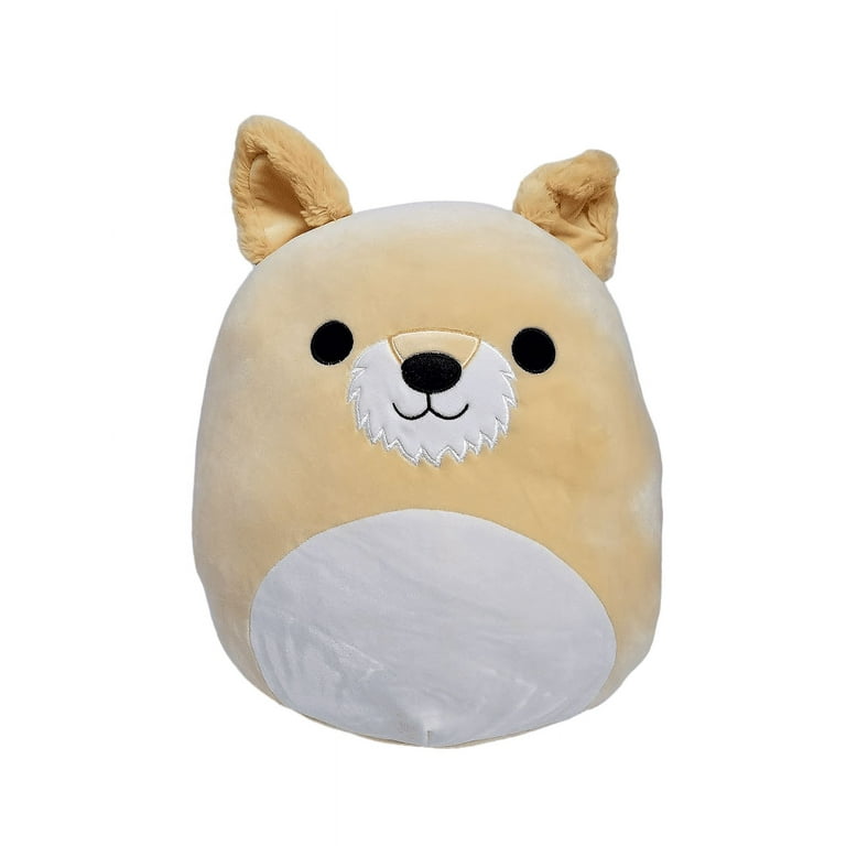 Squishmallow Official Kellytoys 14 Inch Cooper the Tan Dog Pet Squad Ultimate Soft Plush Stuffed Toy