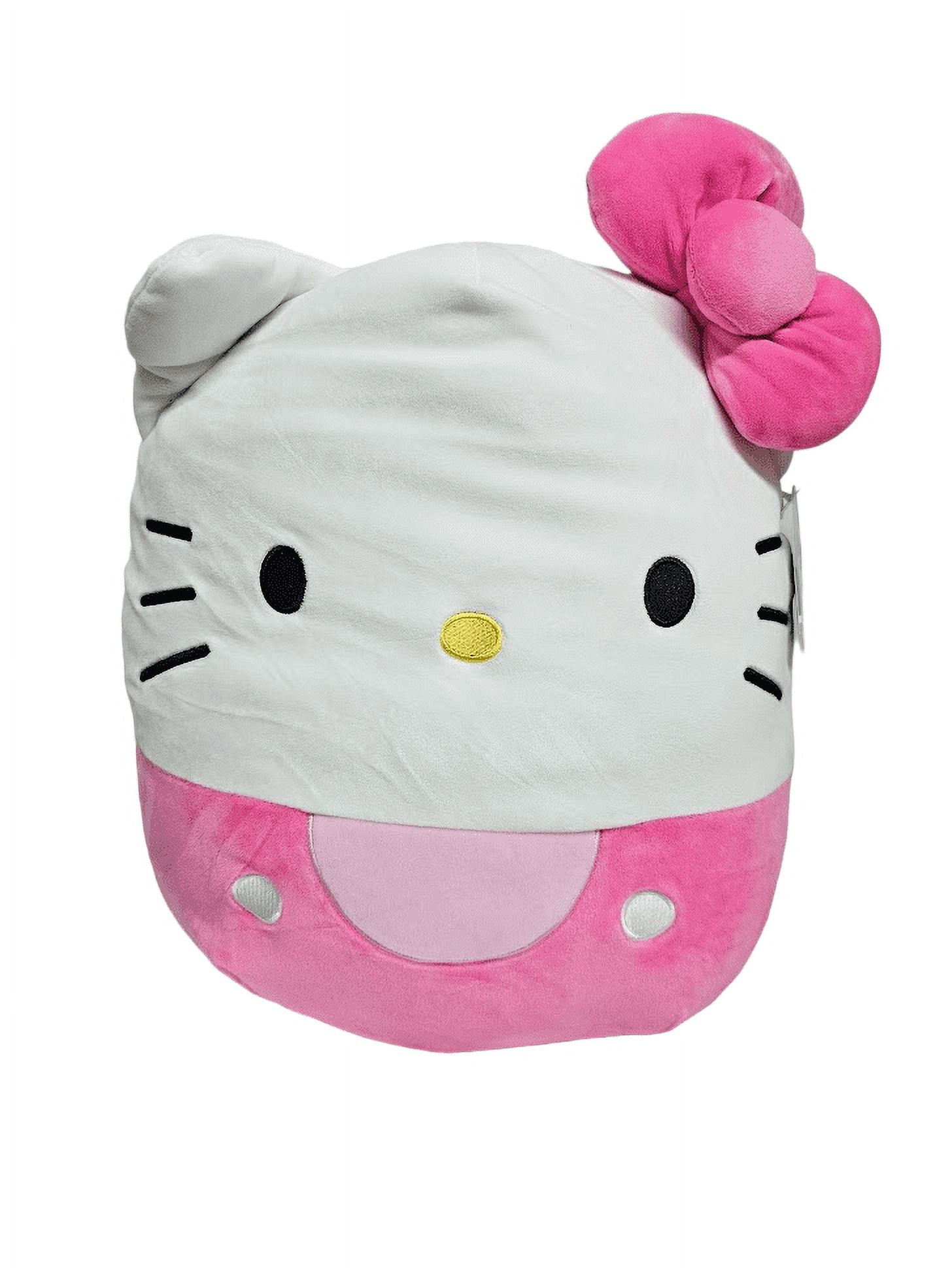 Squishmallow Official Kellytoys 14 inch Hello Kitty with Pink Outfit and Bow Sanrio Ultimate Soft Plush Stuffed Toy