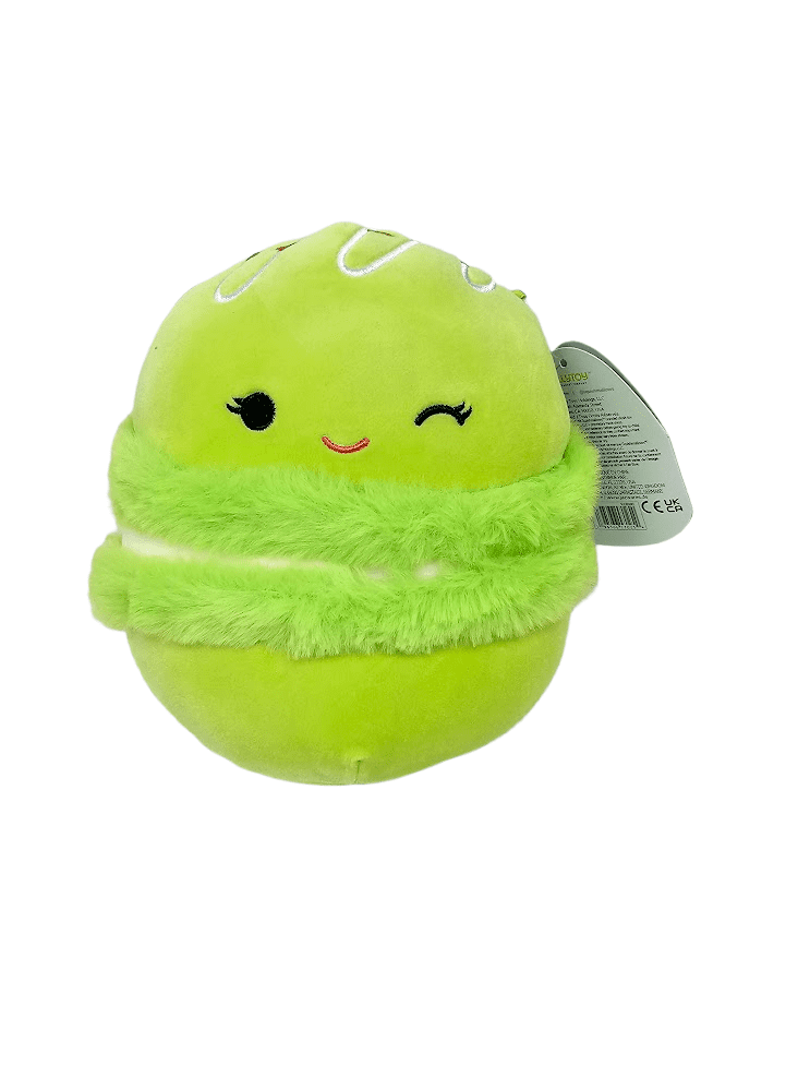 Squishmallow Official Kellytoys 7.5 inch Donnelly The Green Macaron Food Squad Ultimate Soft Stuffed Toy