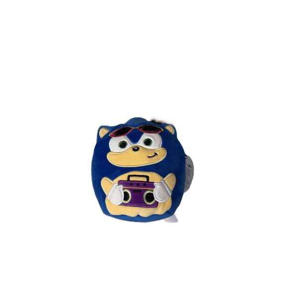 Squishmallow Original 5 Inch Sonic the Hedgehog with Purple Boombox