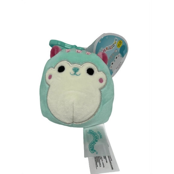 Squishmallow Serene the Squirrel 3.5 Inch Clip-on Plush Toy