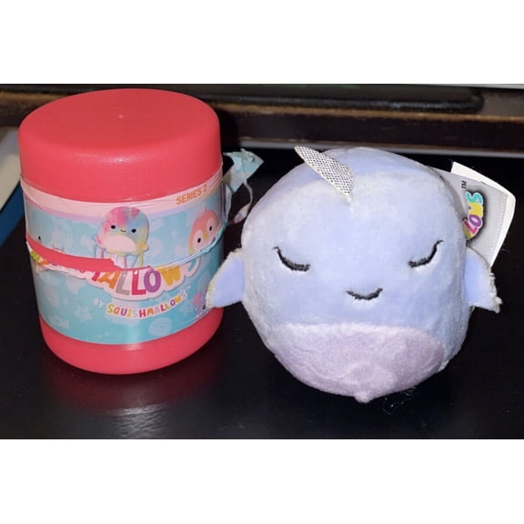 Squishmallow Squishville Minis NAOMI NARWHAL OPENED