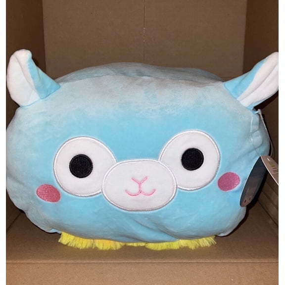 Squishmallow Stackable 12" MILEY LLAMA Rainbow fluffy belly