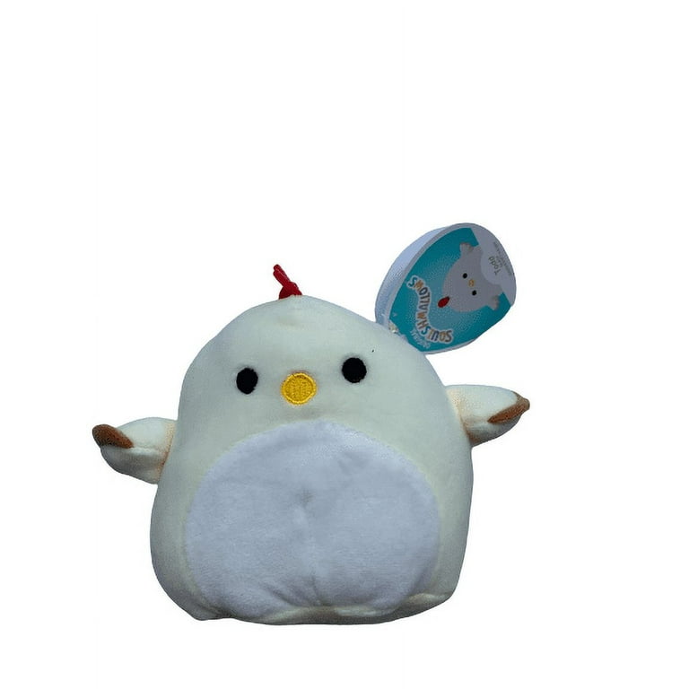 Squishmallow Harmonica Hero, Todd the Rooster, 5-Inch Creamy White