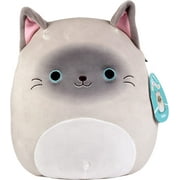 Squishmallows 10" Felton The Siamese Cat - Official Kellytoy Plush - Soft and Squishy Kitty Stuffed Animal Toy - Great Gift for Kids