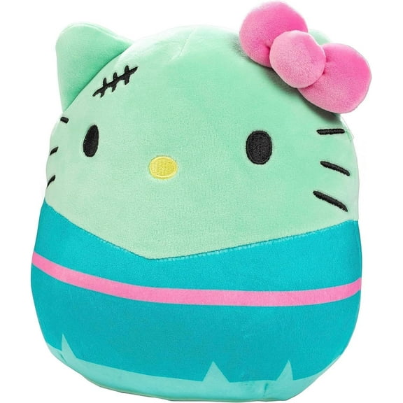 Squishmallows 10" Hello Kitty FrankenKitty Officially Licensed Kellytoy Halloween Sanrio Plush, Collectible Soft & Squishy Stuffed Animal Toy - Add to Your Squad - Gift for Kids, Girls & Boys 10 Inch