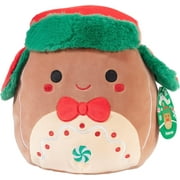 Squishmallows 10-Inch Peterson The Gingerbread Man - Official Jazwares Plush - Collectible Soft & Squishy Stuffed Animal Toy - Add to Your Squad - Gift for Kids, Girls & Boys