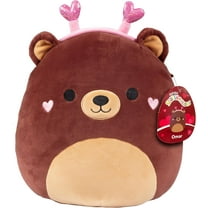 Squishmallows 10" Omar The Valentine's Day Bear W Hearts - Officially Licensed 2026 Valentines Day Plush- Collectible Soft & Squishy Bear Stuffed Animal Toy - Add to Your Squad - Gift for Kids & Her!
