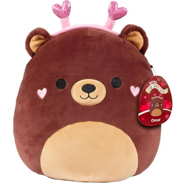 Squishmallows 10" Omar The Bear - Officially Licensed Jazwares Plush- Collectible Soft & Squishy Bear Stuffed Animal Toy - Add to Your Squad - Gift for Kids, Girls & Boys