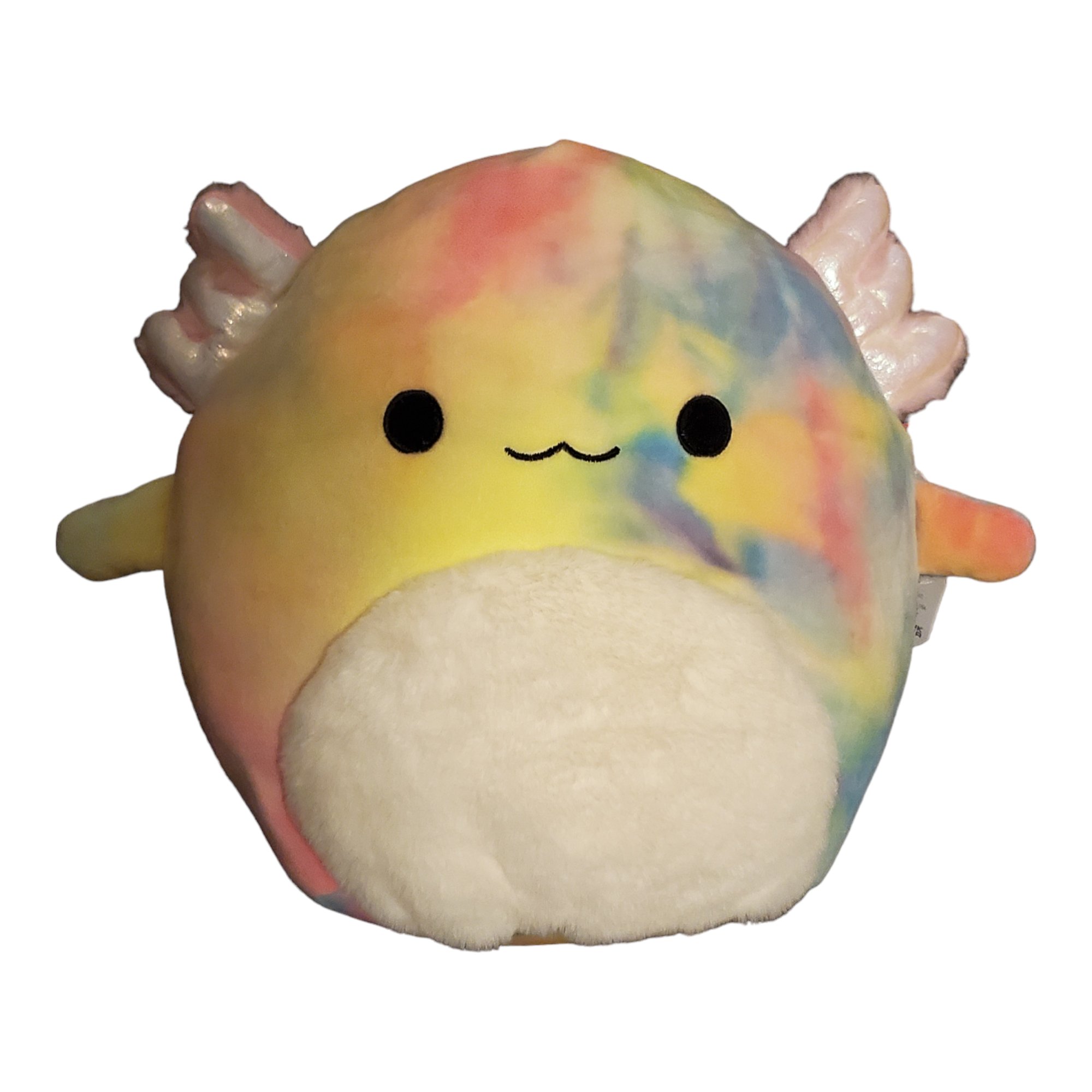 Squishmallows 14 inch Tinley Rainbow Tie-Dye Axolotl Plush - Walmart.com