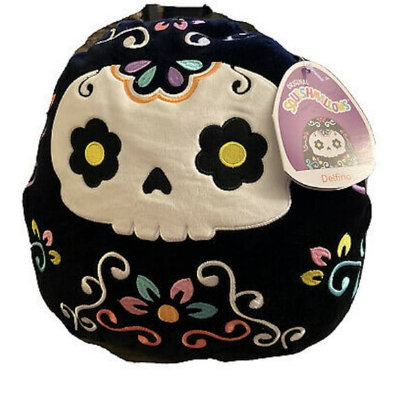 Squishmallows DELFINA 12" Day of the Dead Sugar Skull Halloween 2021