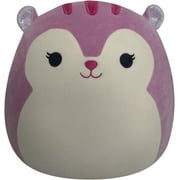 Squishmallows 12-Inch Plum Squirrel with Tie-Dye Tail and White Belly Plush - Add Allina to Your Squad, Ultrasoft Stuffed Animal Medium-Sized Plush Toy, Official Kelly Toy Plush