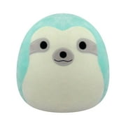 Squishmallows 12 inch Aqua the Aqua Sloth with White Sparkle Belly - Childs Ultra Soft Plush Toy