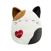 Squishmallows 12 inch Cam the Cat with Red Heart - Child's Ultra Soft Stuffed Plush Toy