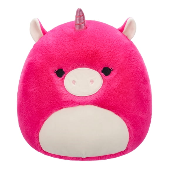 Squishmallows FuzzAMallow Official 12 inch Zeena the Hot Pink Unicorn - Child's Ultra Soft Plush Toy